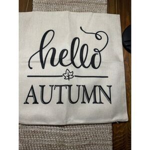Autumn fall throw pillow case cover 17 x 17 New